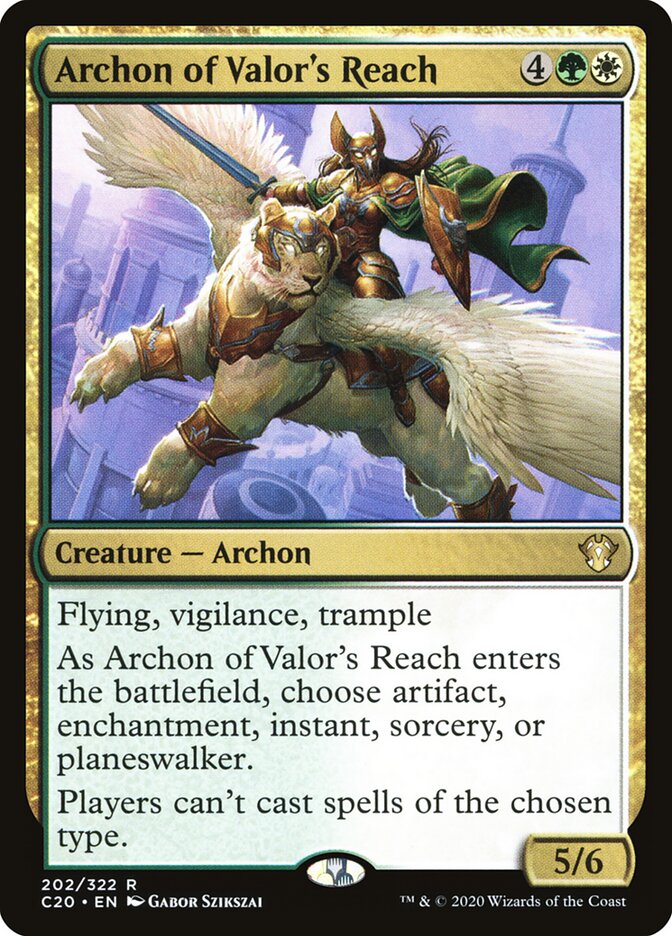 Archon of Valor's Reach (202) - Commander 2020 (C20)