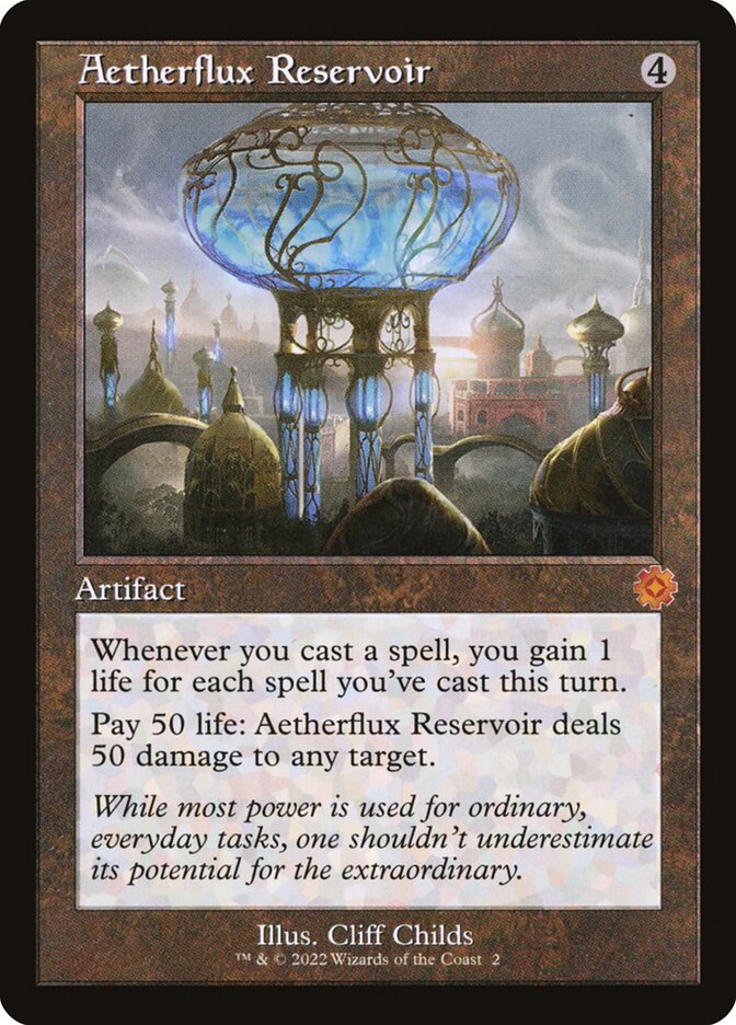 Aetherflux Reservoir (2) - The Brothers' War Retro Artifacts (BRR)