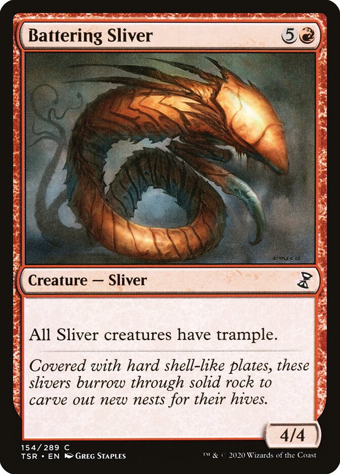 Battering Sliver (154) - Time Spiral Remastered (TSR)