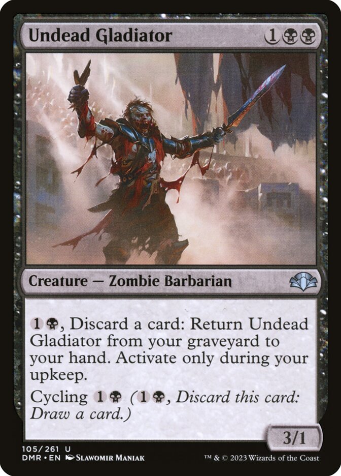 Undead Gladiator (105) - Dominaria Remastered (DMR)