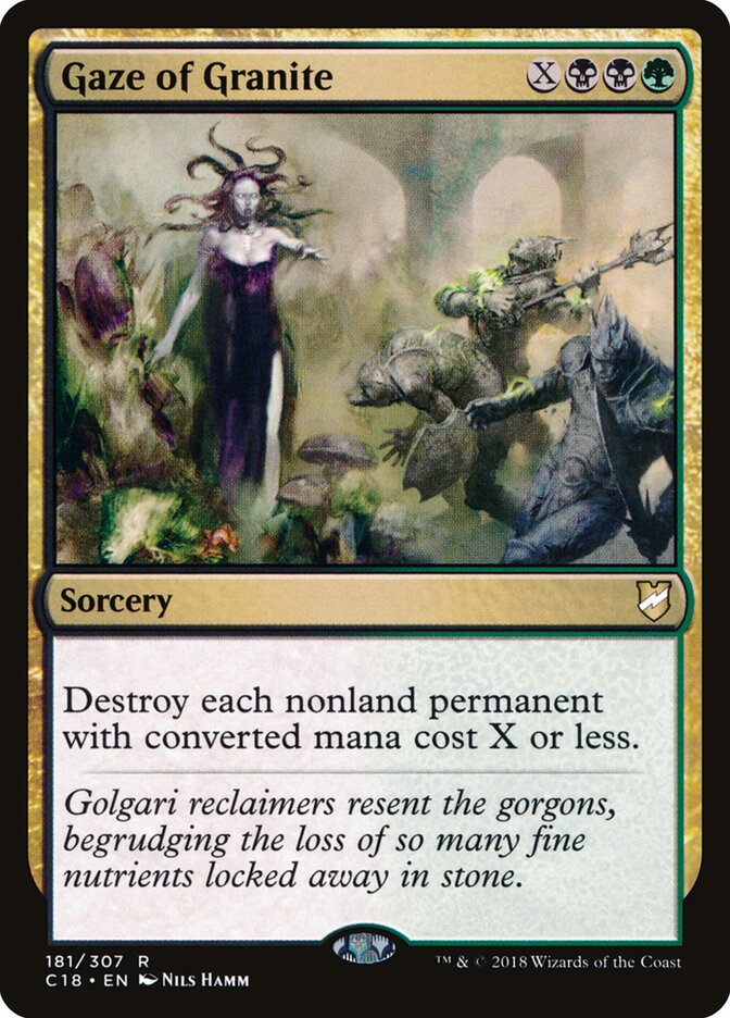 Gaze of Granite (181) - Commander 2018 (C18)