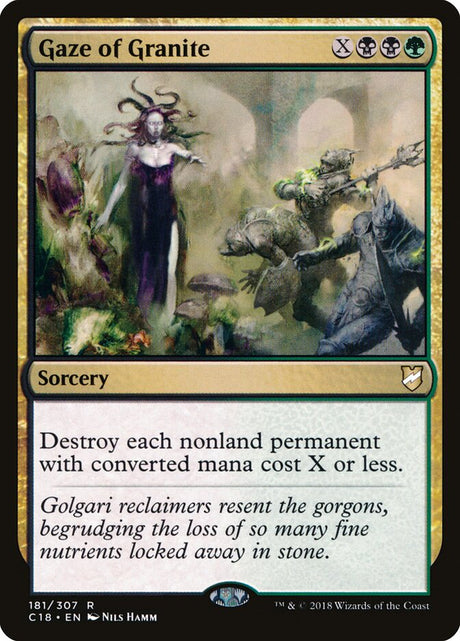 Gaze of Granite (181) - Commander 2018 (C18)