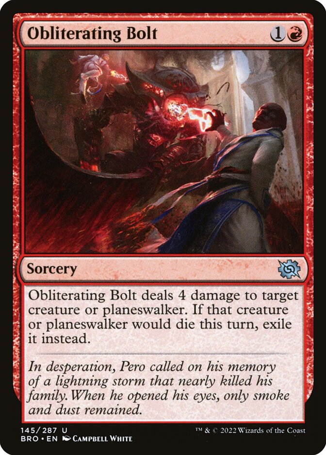 Obliterating Bolt (145) - The Brothers' War (BRO)