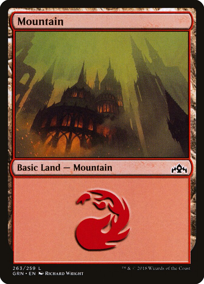Mountain (263) - Guilds of Ravnica (GRN)
