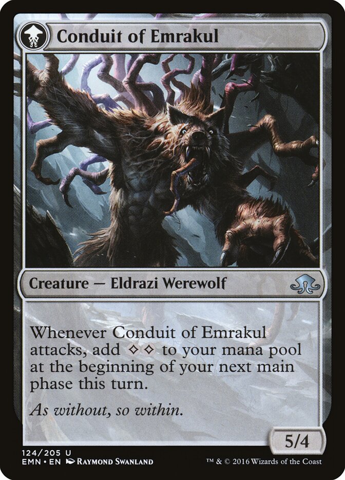 Conduit of Storms // Conduit of Emrakul (124) - Eldritch Moon (EMN)