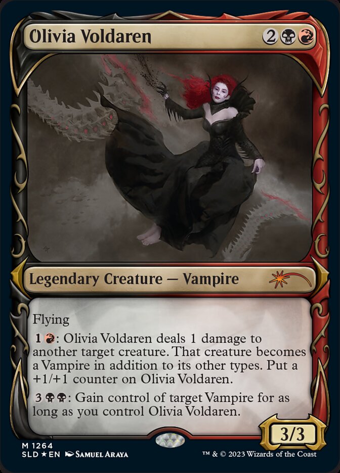 Olivia Voldaren (1264) - [Halo Foil, Showcase] Secret Lair Drop (SLD)
