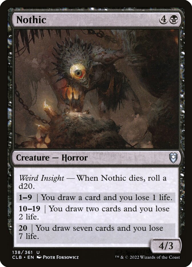 Nothic (138) - Commander Legends: Battle for Baldur's Gate (CLB)