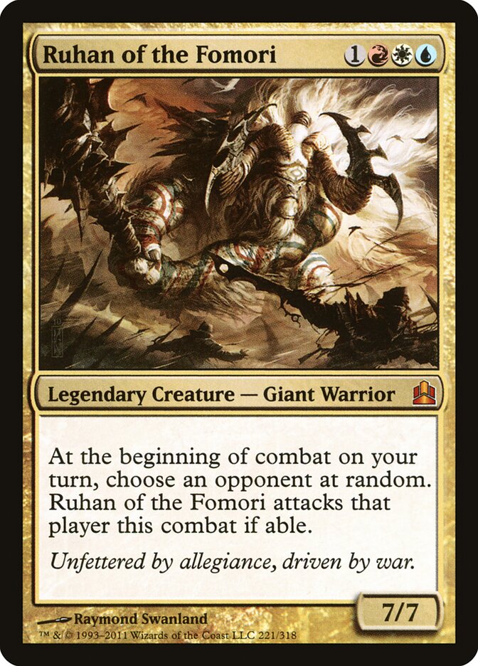 Ruhan of the Fomori (221) - Commander 2011 (CMD)