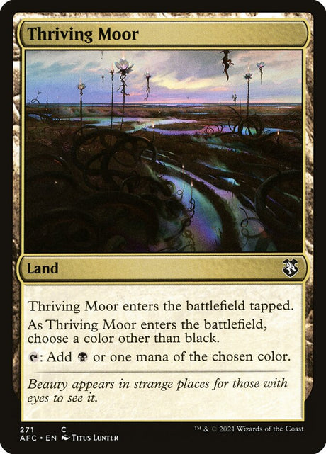 Thriving Moor (271) - Forgotten Realms Commander (AFC)