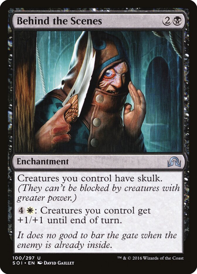 Behind the Scenes (100) - Shadows over Innistrad (SOI)