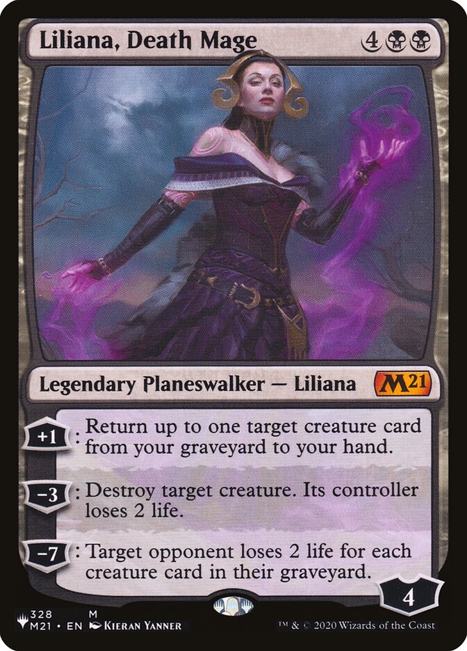 Liliana, Death Mage (M21-328) - The List (PLST)