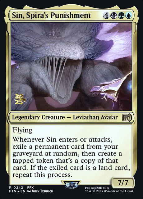 Sin, Spira's Punishment (242s) - Final Fantasy Promos (PFIN)