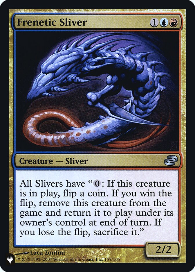 Frenetic Sliver (PLC-157) - The List (PLST)