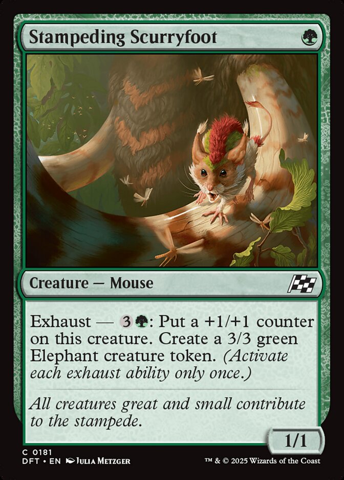 Stampeding Scurryfoot - [Foil] Aetherdrift (DFT)
