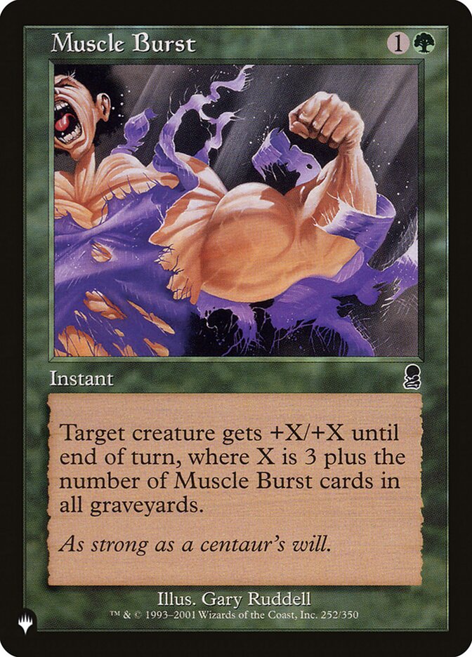 Muscle Burst (ODY-252) - The List (PLST)