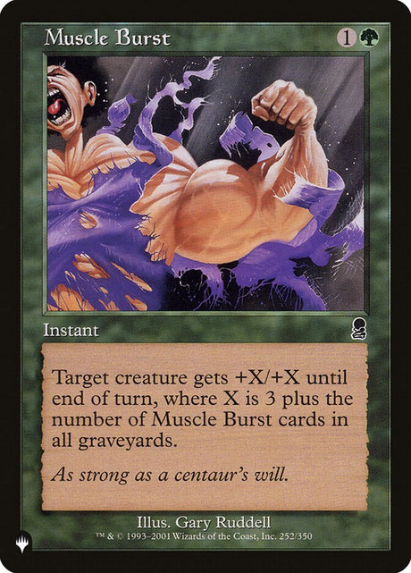 Muscle Burst (ODY-252) - The List (PLST)