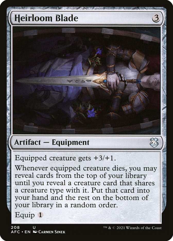 Heirloom Blade (208) - Forgotten Realms Commander (AFC)