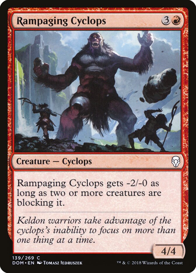 Rampaging Cyclops (139) - Dominaria (DOM)