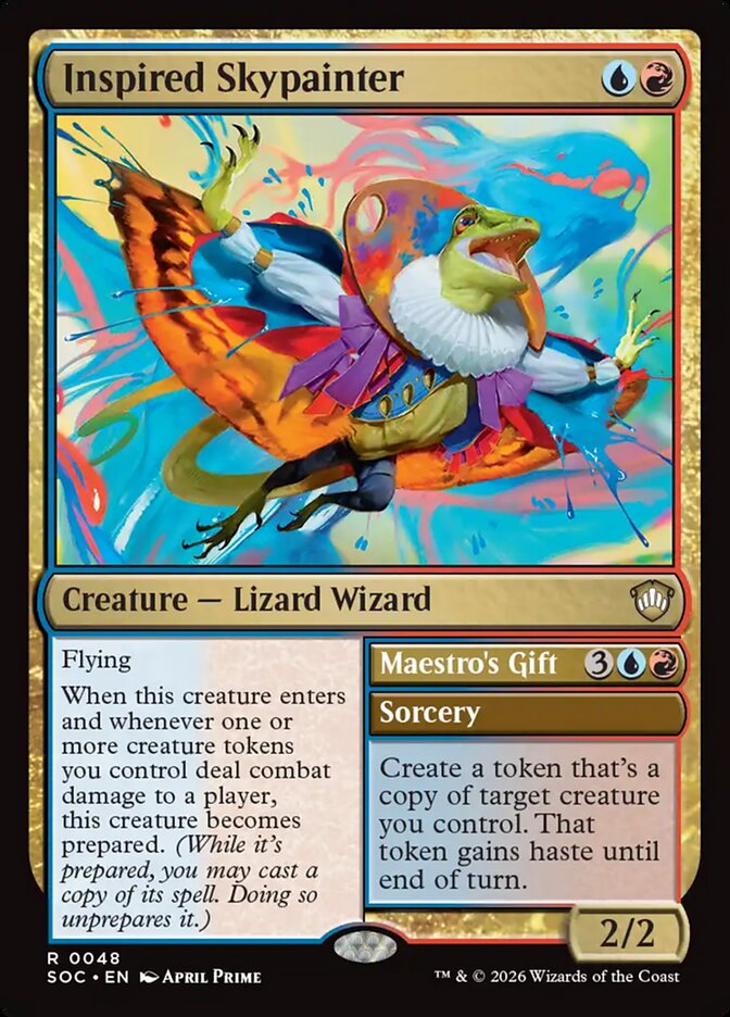 Inspired Skypainter // Maestro's Gift (48) - Secrets of Strixhaven Commander (SOC)