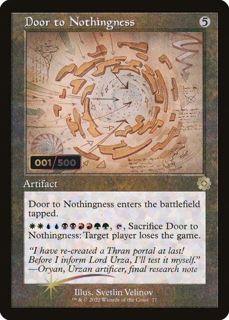Door to Nothingness (77z) - The Brothers' War Retro Artifacts (BRR)