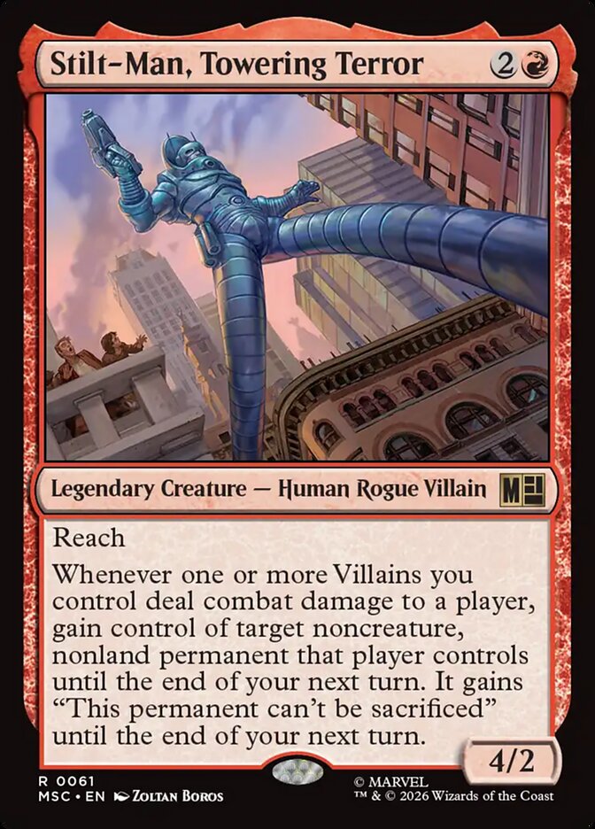 Stilt-Man, Towering Terror (61) - Marvel Super Heroes Commander (MSC)