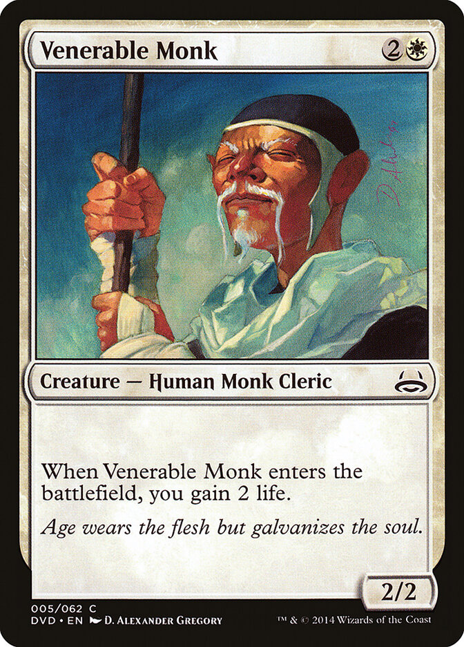 Venerable Monk (5) - Duel Decks Anthology: Divine vs. Demonic (DVD)