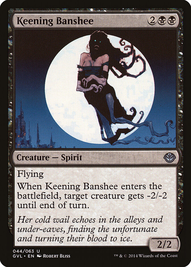 Keening Banshee (44) - Duel Decks Anthology: Garruk vs. Liliana (GVL)