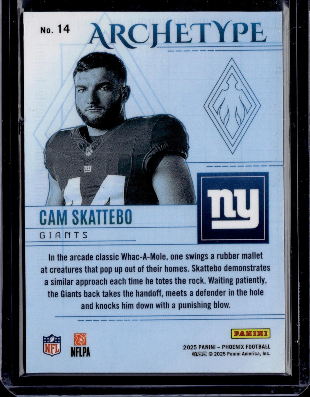 2025 Panini Phoenix #14 Cam Skattebo Archetype