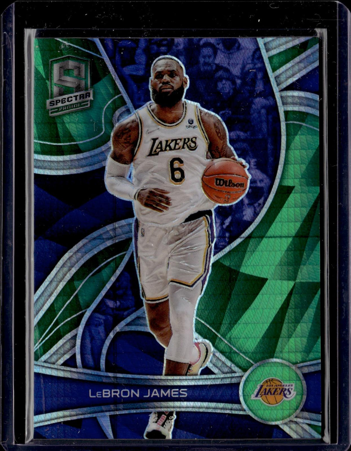 2021-22 Panini Spectra #6 LeBron James Asia Green
