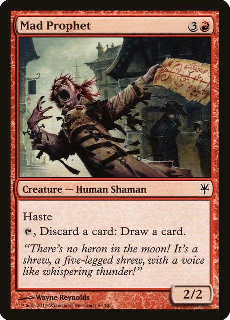 Mad Prophet (51) - Duel Decks: Sorin vs. Tibalt (DDK)
