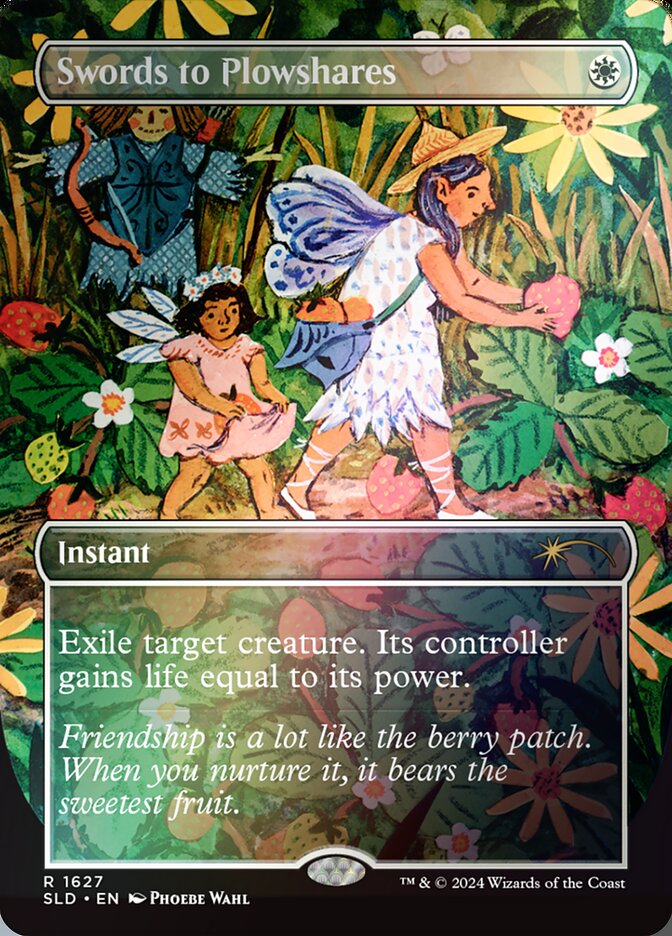 Swords to Plowshares (1627‚òÖ) - [Foil] Secret Lair Drop (SLD)