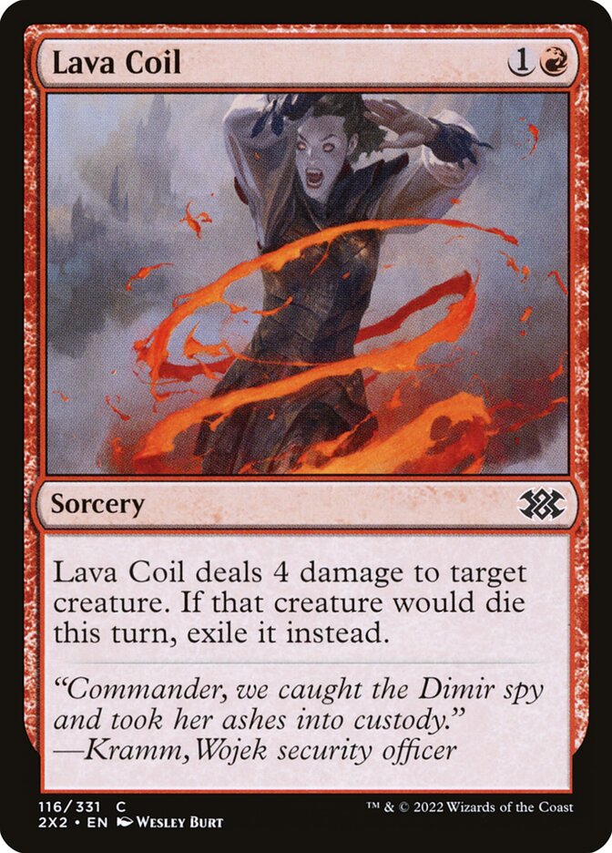 Lava Coil (116) - Double Masters 2022 (2X2)