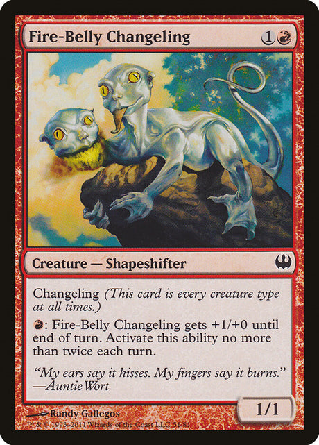 Fire-Belly Changeling (51) - Duel Decks: Knights vs. Dragons (DDG)