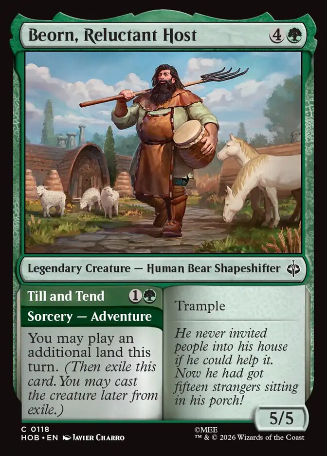 Beorn, Reluctant Host // Till and Tend (118) - The Hobbit (HOB)