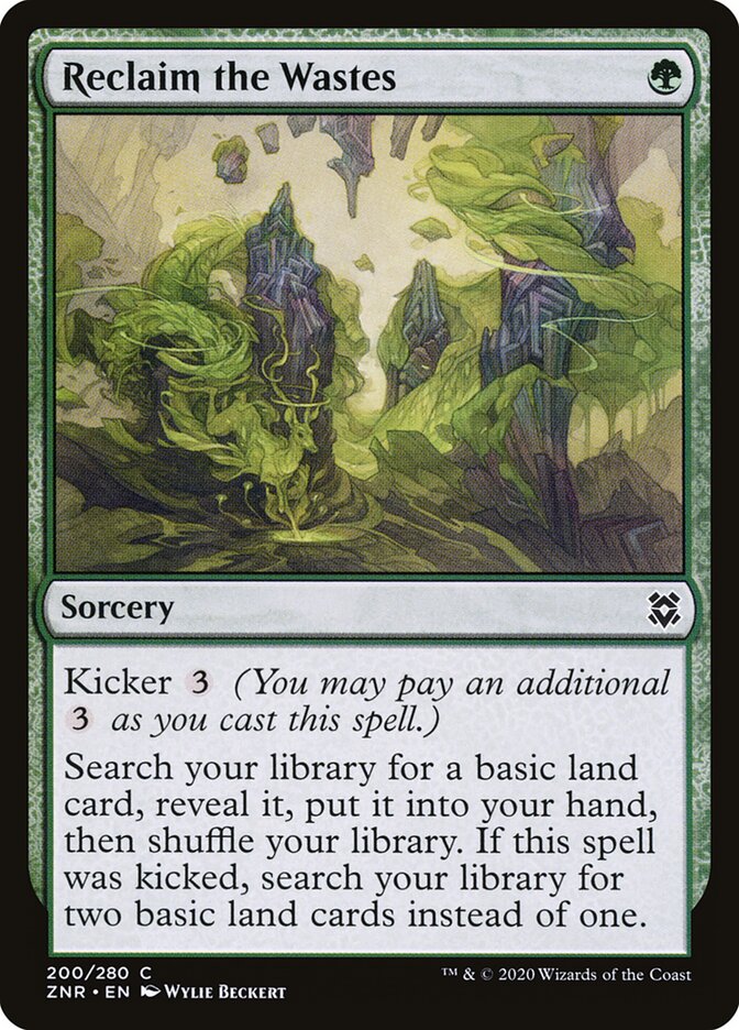 Reclaim the Wastes (200) - Zendikar Rising (ZNR)