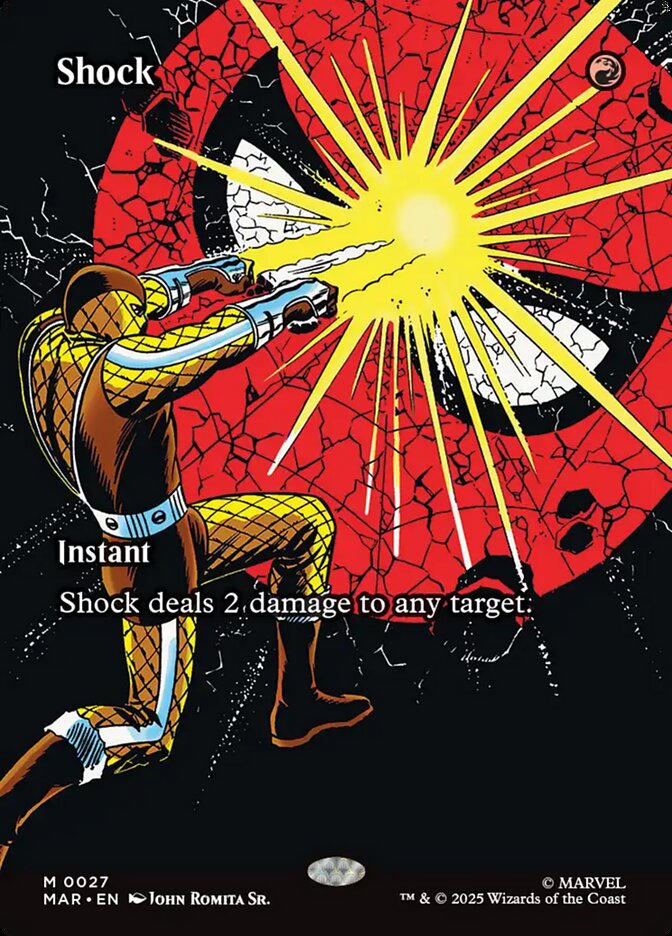 Shock (27) - [Foil, Borderless] Marvel Universe (MAR)