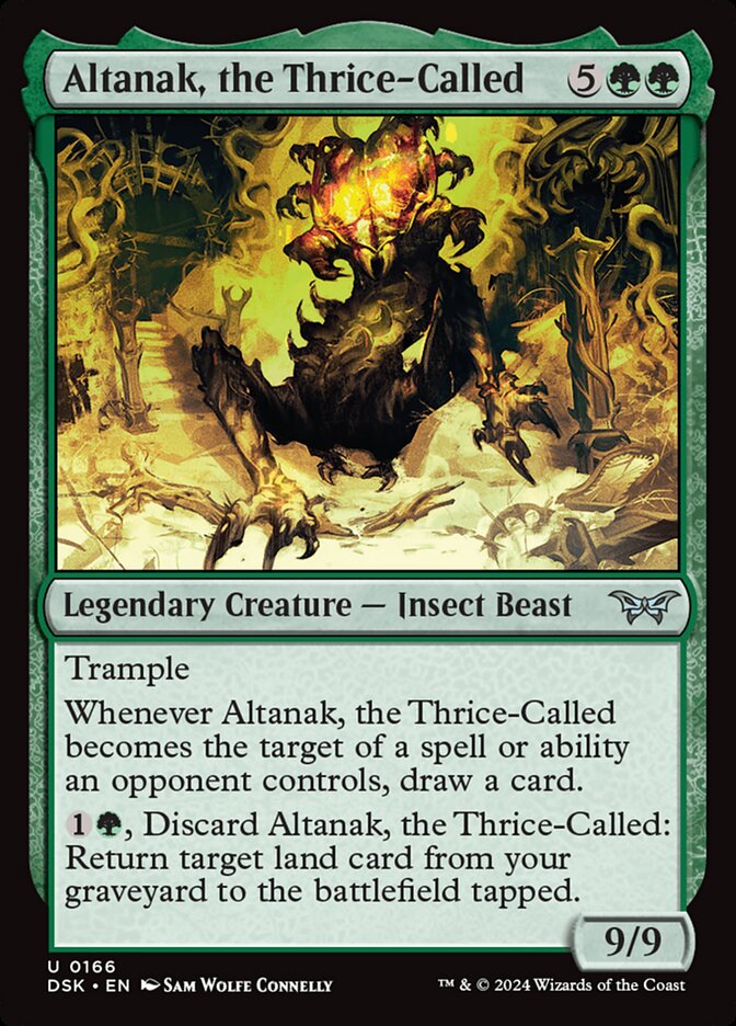 Altanak, the Thrice-Called (166) - Duskmourn: House of Horror (DSK)