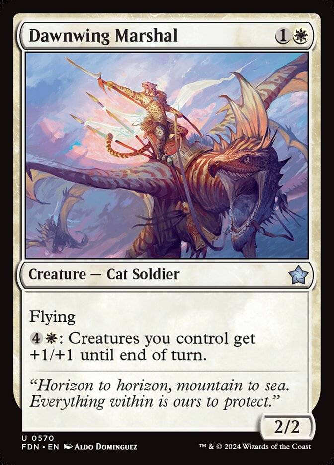 Dawnwing Marshal (570) - Foundations (FDN)