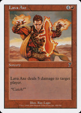 Lava Axe (199) - Seventh Edition (7ED)