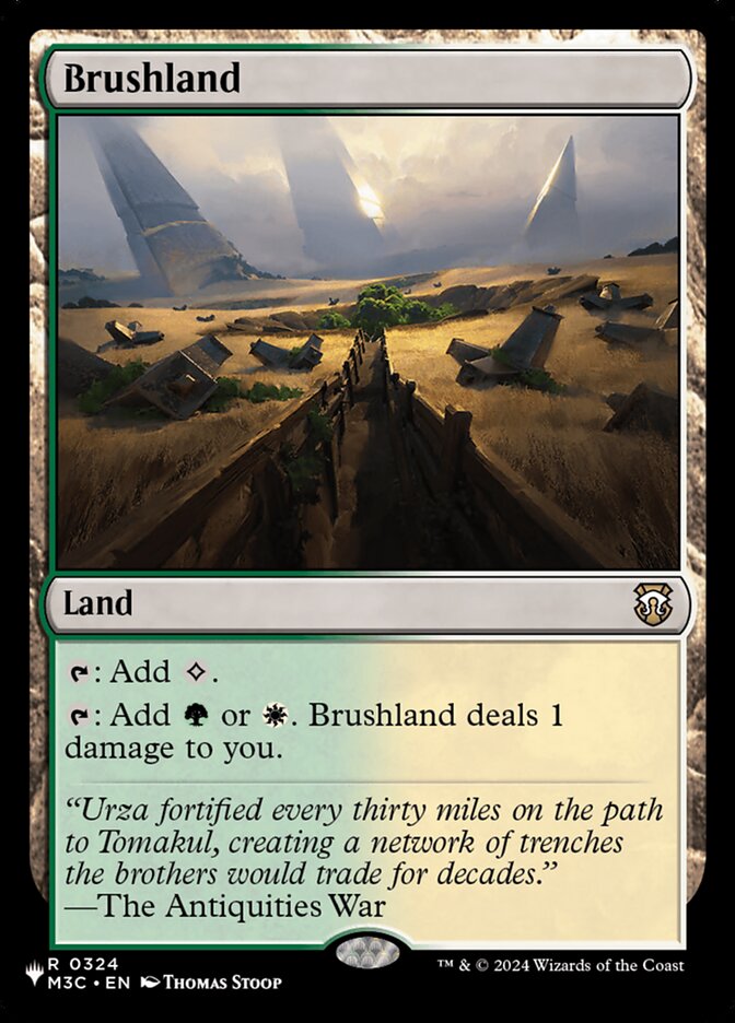 Brushland (M3C-324) - The List (PLST)