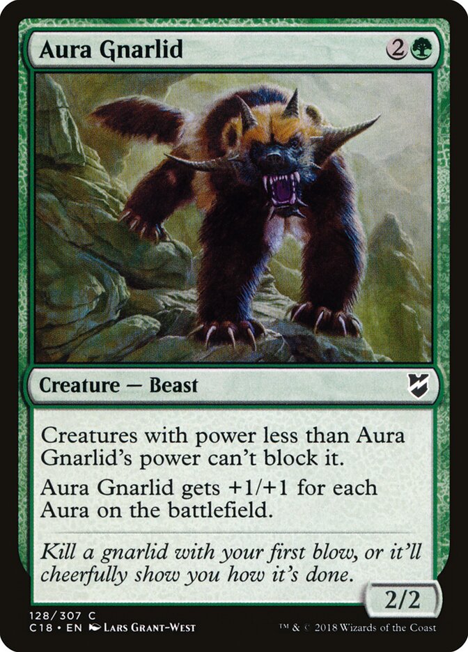 Aura Gnarlid (128) - Commander 2018 (C18)