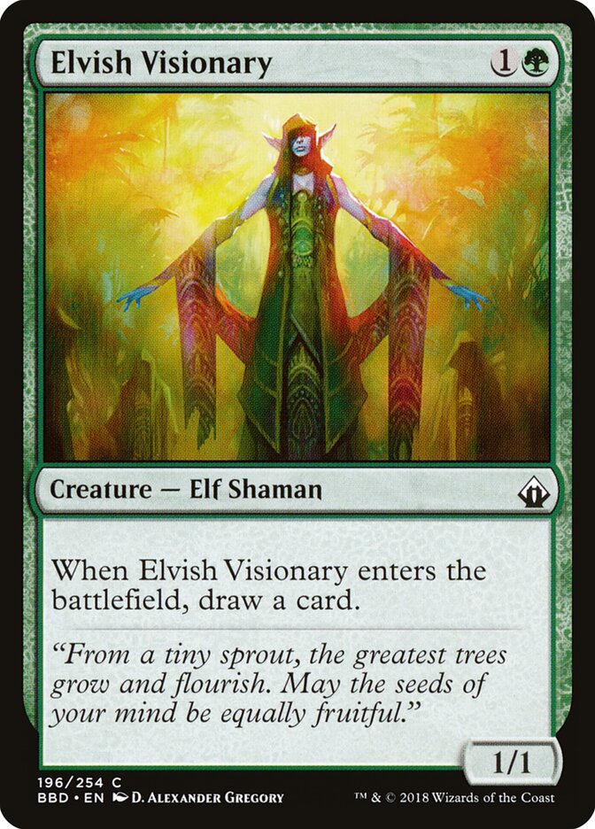 Elvish Visionary (196) - Battlebond (BBD)