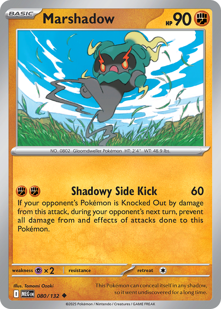 Marshadow (80/132) - [Reverse Holo] Mega Evolution (MEG)