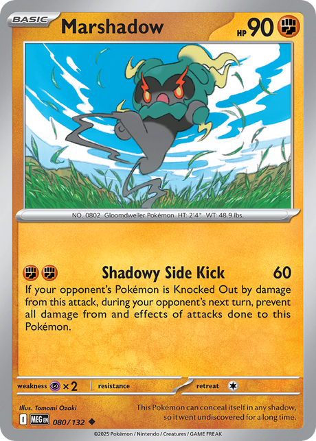 Marshadow (80/132) - [Reverse Holo] Mega Evolution (MEG)