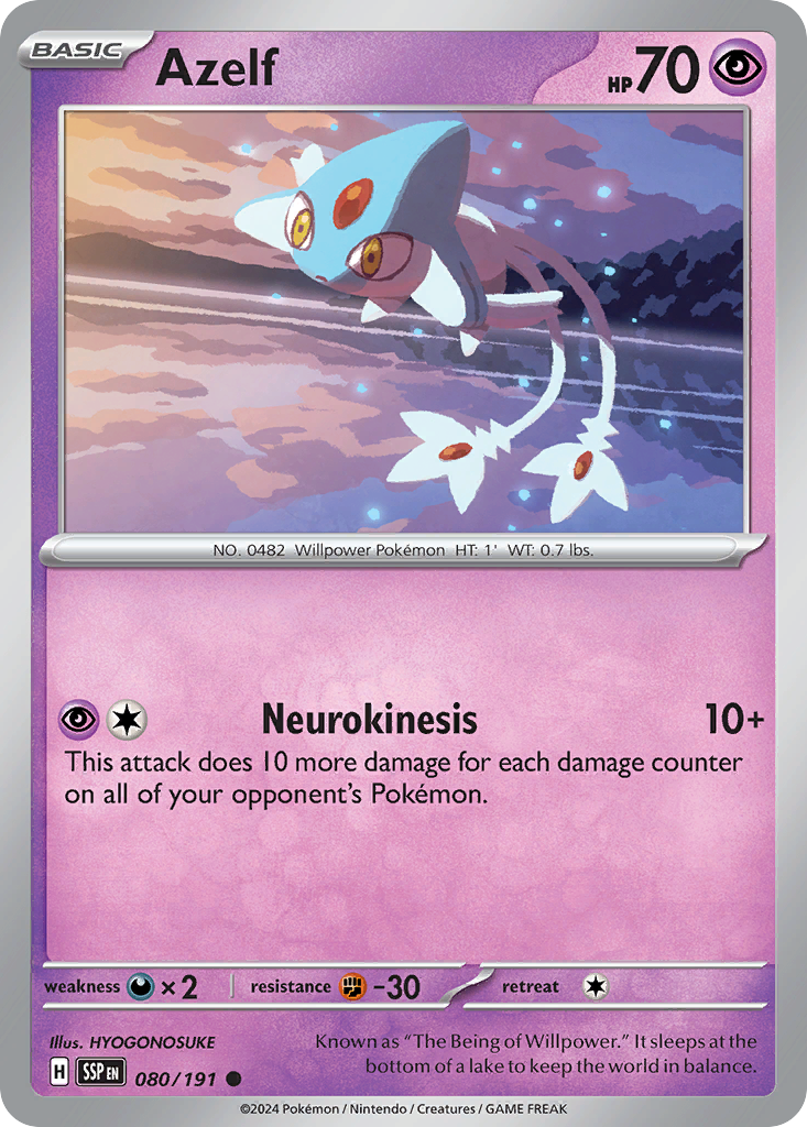 Azelf (80/191) - Surging Sparks (SSP) Alchemist's Refuge Azelf (80/191) - Surging Sparks (SSP) Alchemist's Refuge