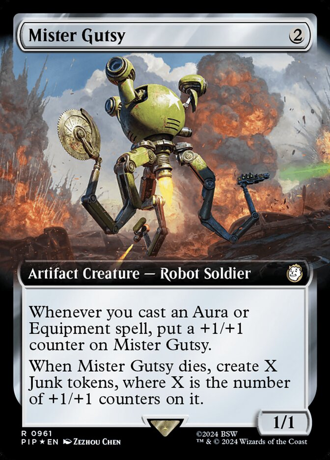 Mister Gutsy - [Surge Foil, Extended Art] Fallout (PIP)
