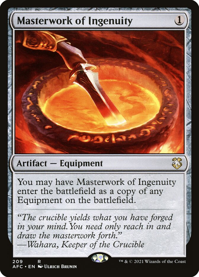 Masterwork of Ingenuity (209) - Forgotten Realms Commander (AFC)