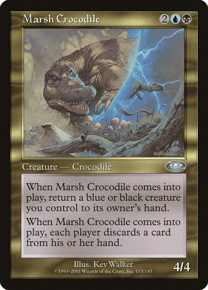 Marsh Crocodile (115) - Planeshift (PLS)