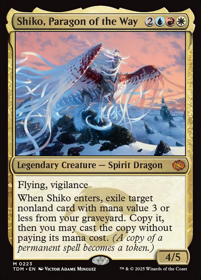 Shiko, Paragon of the Way (223) - [Foil] Tarkir: Dragonstorm (TDM)