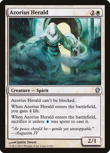Azorius Herald (6) - Commander 2013 (C13)